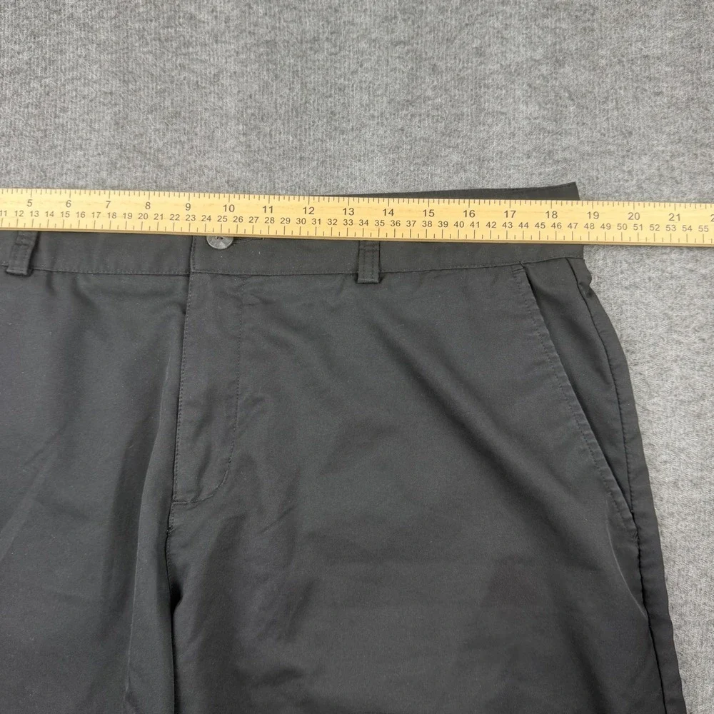Adidas Golf Shorts Men's 36 Black Climalite Flat Front‎ Performance Athletic